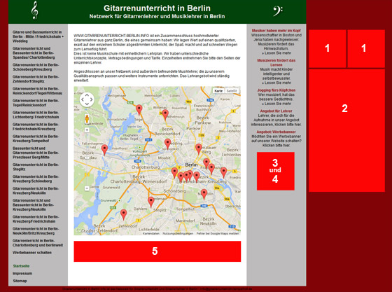 Werbeplätze auf gitarrenunterricht-berlin.info